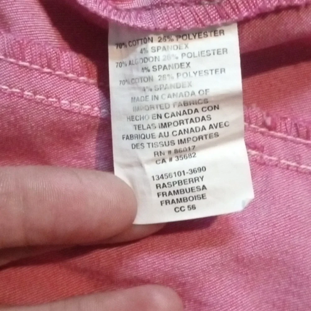 Pink Denim cropped Jacket Small - Picture 3 of 4